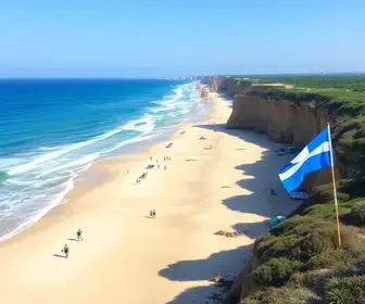 CINCO PRAIAS DE BOMBINHAS SÃO PREMIADAS COM A BANDEIRA AZUL PARA A TEMPORADA 2026/2027