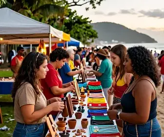 Descubra as Encantadoras Feiras de Artesanato em Bombinhas - SC