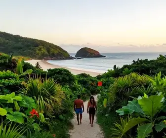 Explorando Trilhas para Praias Desertas em Bombinhas Explorando Trilhas para Praias Desertas em Bombinhas